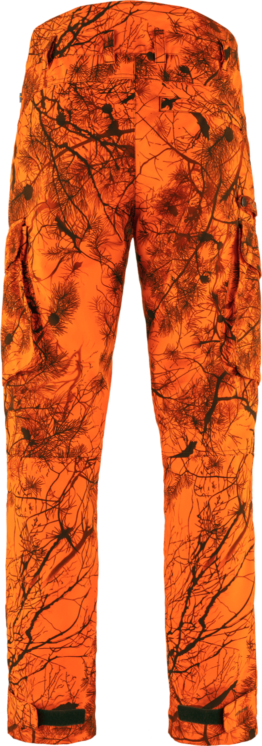 Fjällräven Men's Brenner Pro Winter Trousers Orange Multi Camo Fjällräven