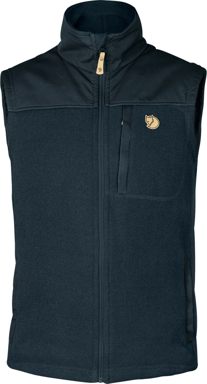 Fjällräven Men's Buck Fleece Vest Dark Navy Fjällräven