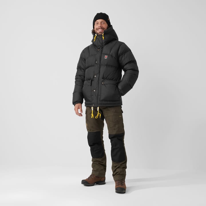 Fjällräven Men's Expedition Down Lite Jacket Green/Mustard Yellow Fjällräven