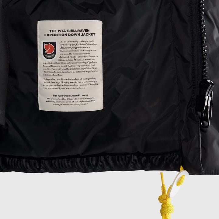 Fjällräven Men's Expedition Down Lite Jacket Green/Mustard Yellow Fjällräven