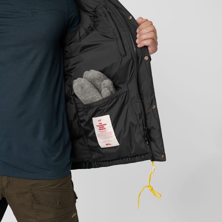 Fjällräven Men's Expedition Down Lite Jacket Green/Mustard Yellow Fjällräven