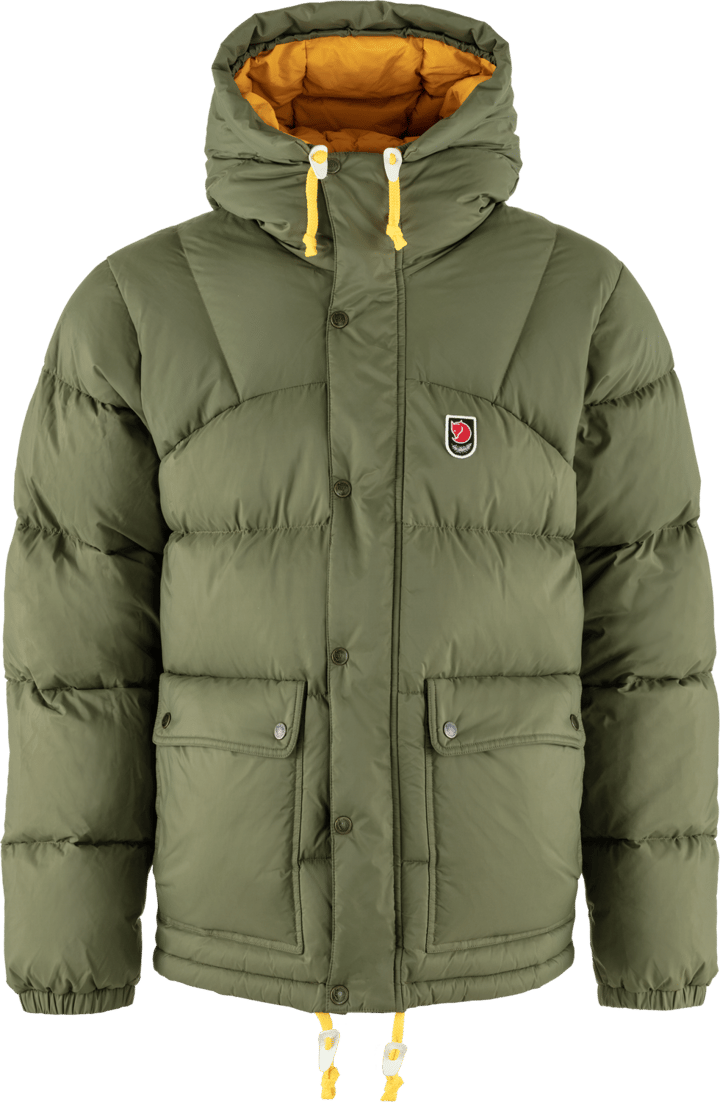 Fjällräven Men's Expedition Down Lite Jacket Green/Mustard Yellow Fjällräven