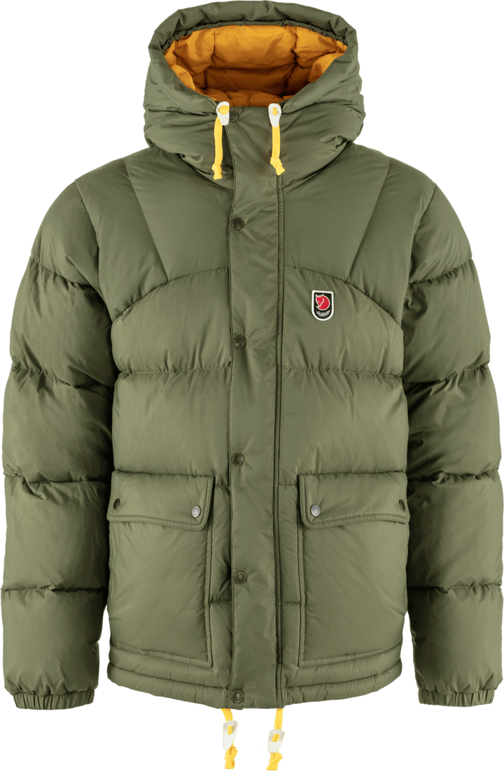 Fjällräven Men's Expedition Down Lite Jacket Green-Mustard Yellow Fjällräven