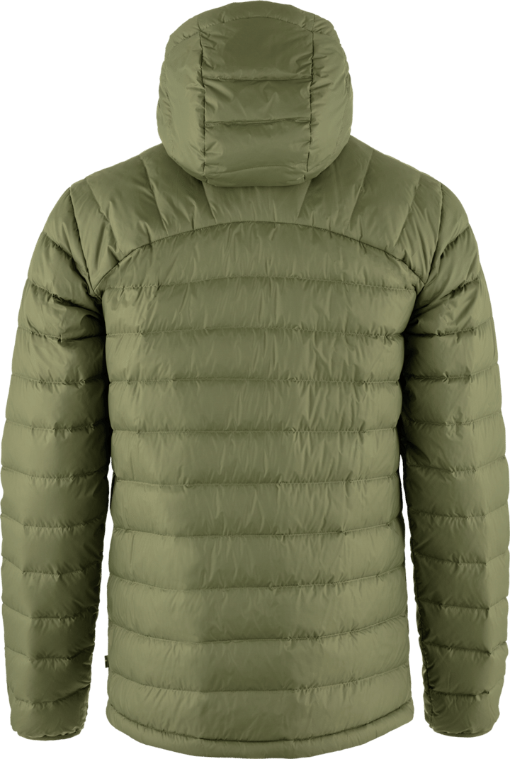 Men's Expedition Pack Down Hoodie Green-Mustard Yellow Fjällräven