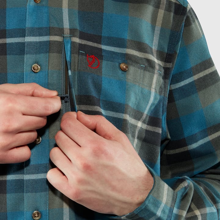 Fjällräven Men's Fjällglim Relaxed Shirt Indigo Blue/Dawn Blue Fjällräven