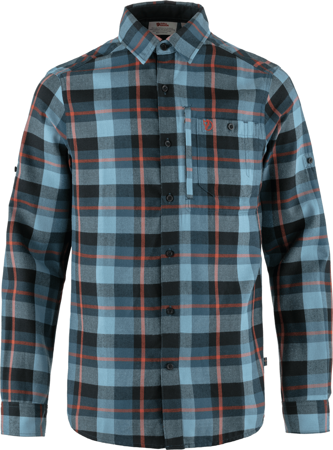 Fjällräven Men's Fjällglim Relaxed Shirt Indigo Blue/Dawn Blue