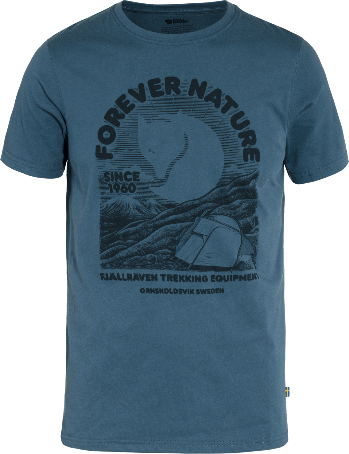 Men's Fjällräven Equipment T-Shirt Indigo Blue