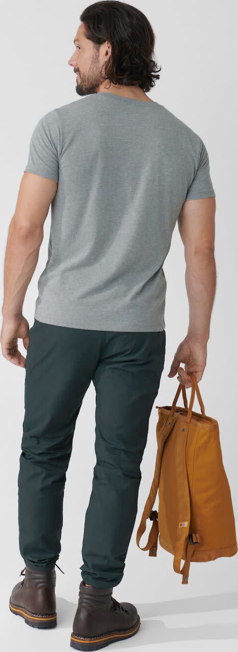 Fjällräven Men's Fjällräven Fox T-Shirt Grey Melange Fjällräven Fjällräven Men's Fjällräven Fox T-Shirt Grey Melange Fjällräven
