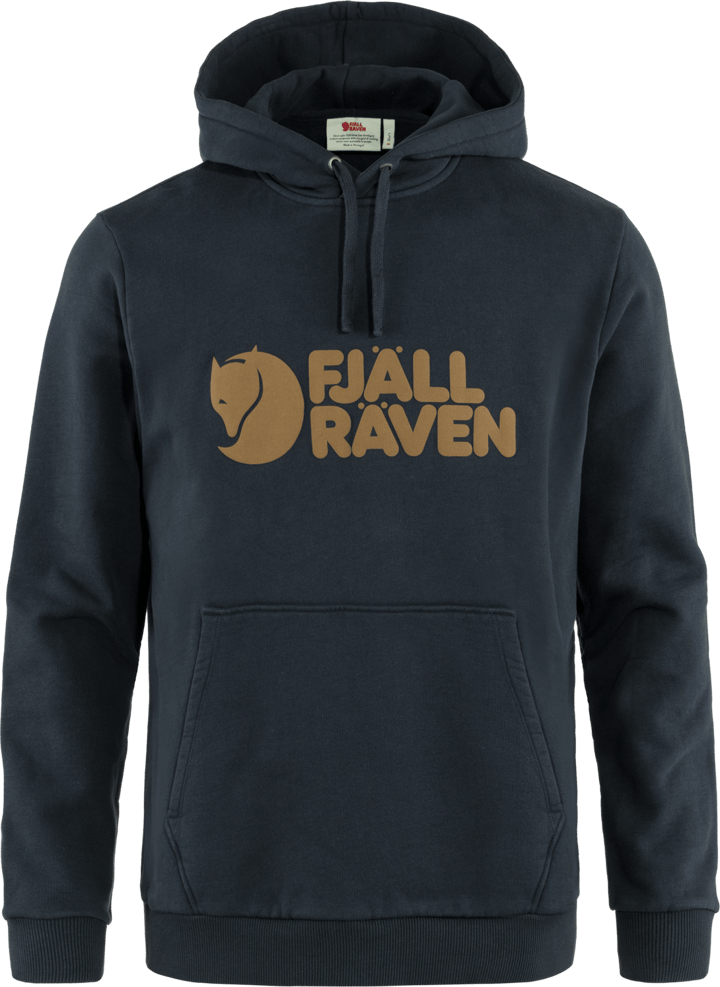 Fjällräven Men's Fjällräven Logo Hoodie Dark Navy Fjällräven