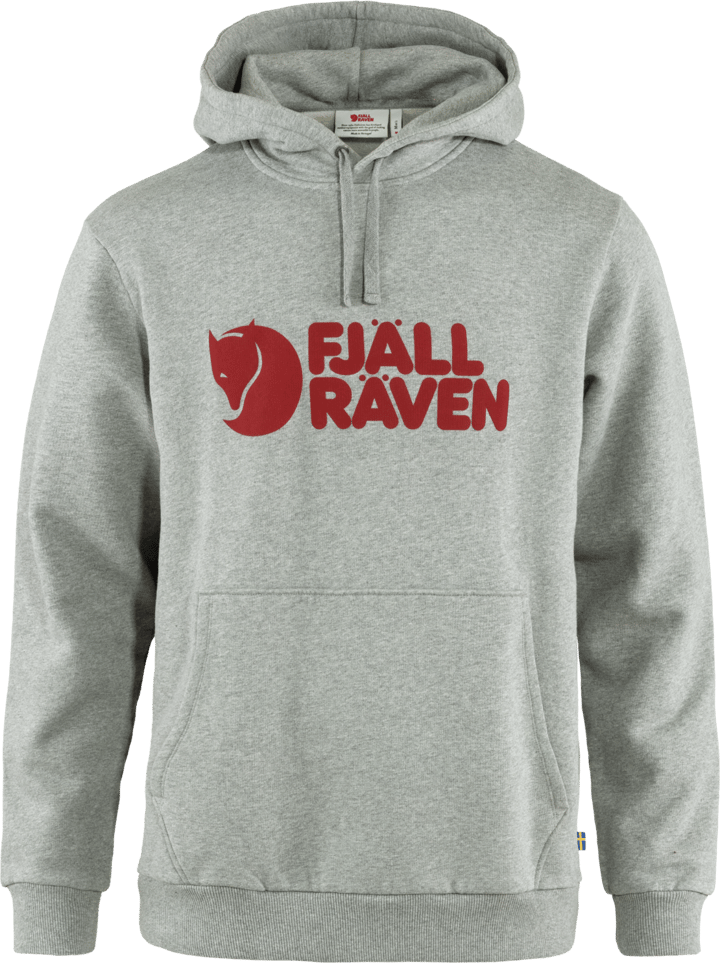 Fjällräven Men's Fjällräven Logo Hoodie Grey/Melange Fjällräven
