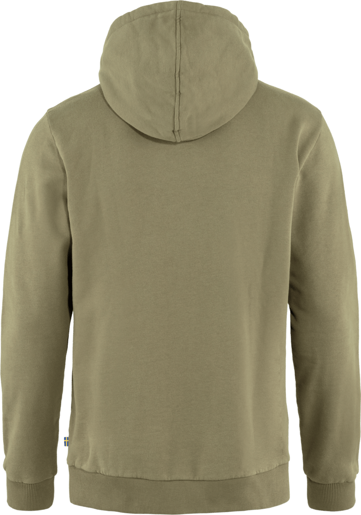 Fjällräven Men's Fjällräven Logo Hoodie Light Olive Fjällräven