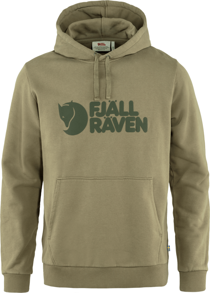 Fjällräven Men's Fjällräven Logo Hoodie Light Olive Fjällräven