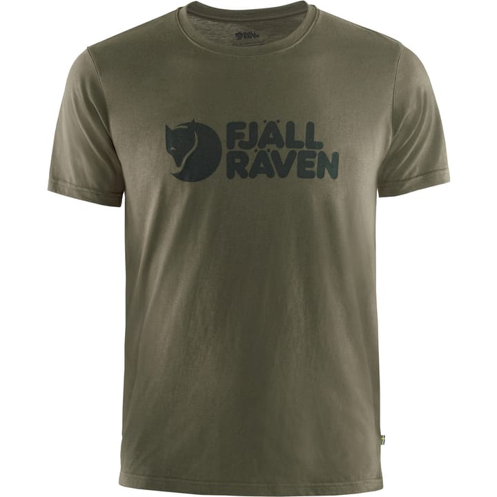 Fjällräven Men's Fjällräven Logo T-shirt Dark Olive Fjällräven