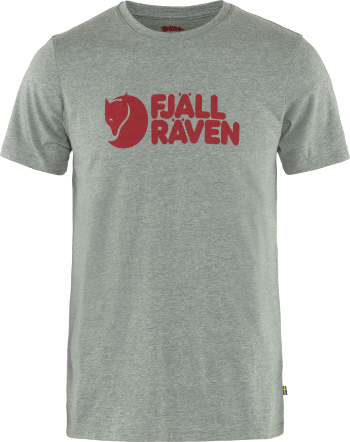 Fjällräven Men's Fjällräven Logo T-shirt Grey Melange Fjällräven