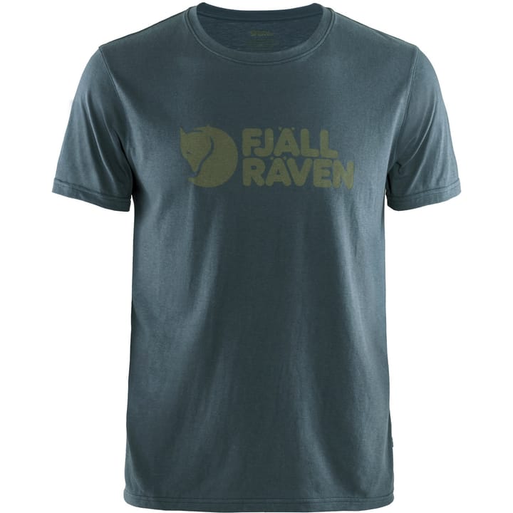 Fjällräven Men's Fjällräven Logo T-shirt Navy Fjällräven