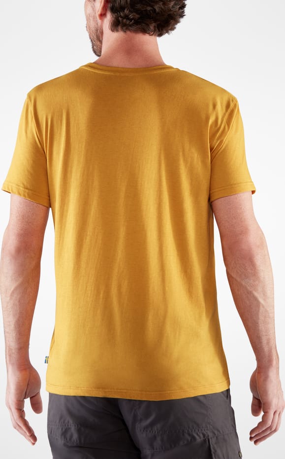 Fjällräven Men's Fjällräven Logo T-shirt Ochre Fjällräven