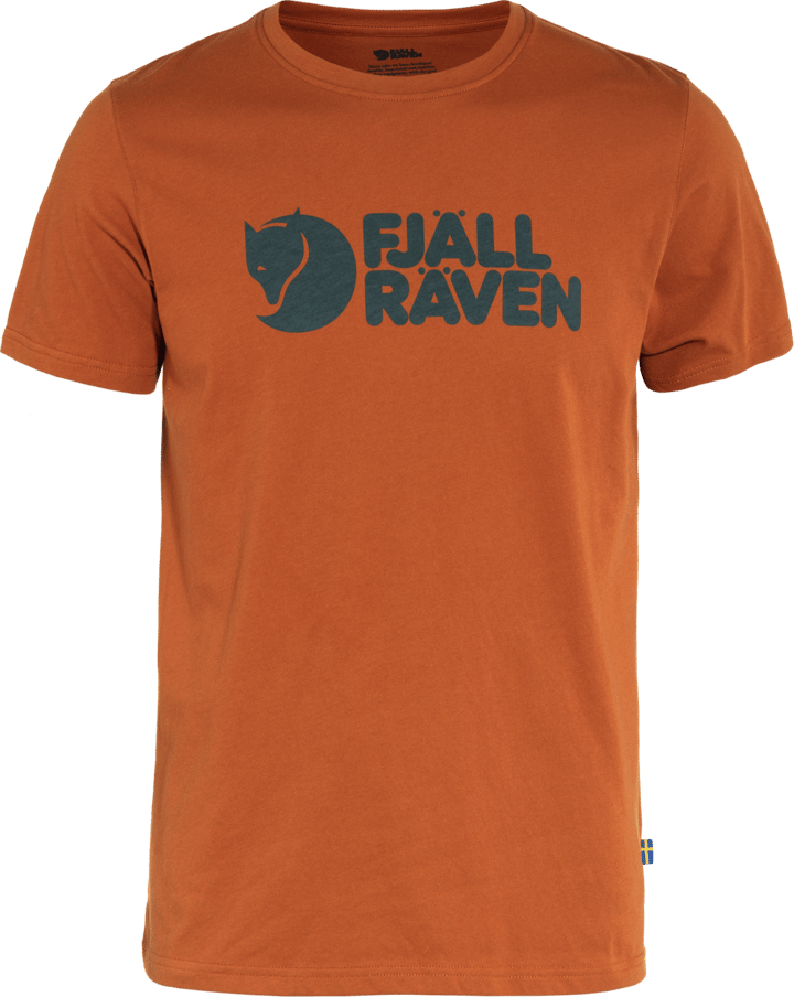 Fjällräven Men's Fjällräven Logo T-shirt Terracotta Brown Fjällräven