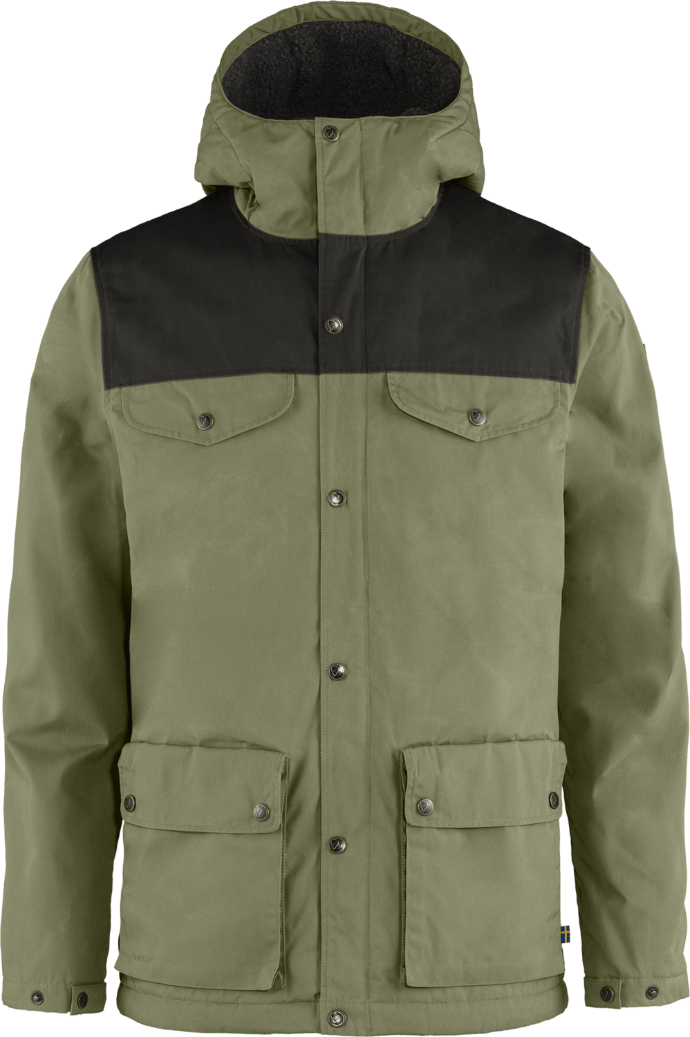Men's Greenland Winter Jacket Green-Dark Grey