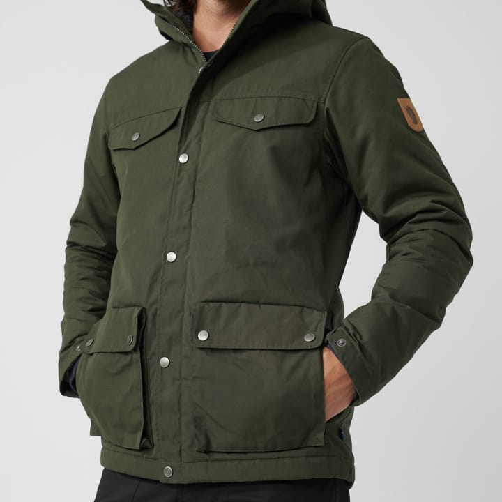 Men's Greenland Winter Jacket Green-Dark Grey Fjällräven
