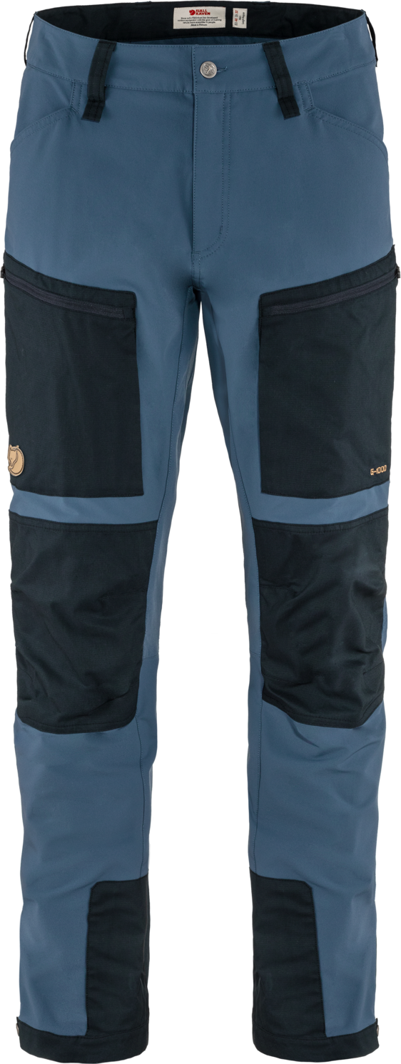 Fjällräven Fjällräven Men's Keb Agile Trousers Indigo Blue/Dark Navy 48/S, Indigo Blue-Dark Navy