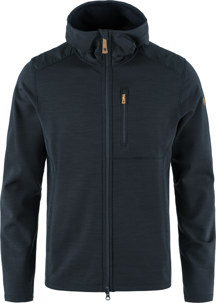 Fjällräven Men's Keb Fleece Hoodie Dark Navy Fjällräven