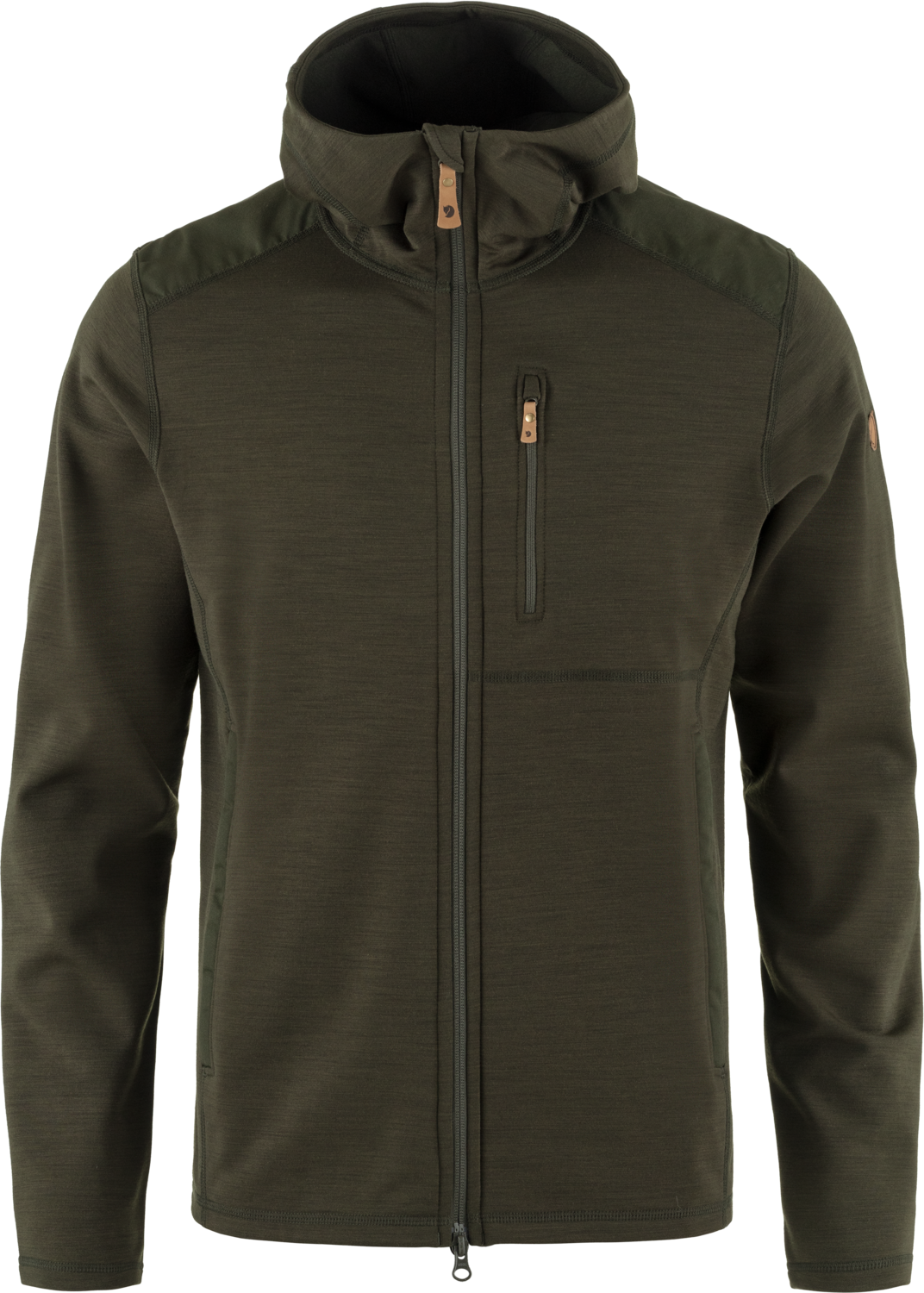 Fjällräven Men's Keb Fleece Hoodie Deep Forest Mellanlager tröjor S