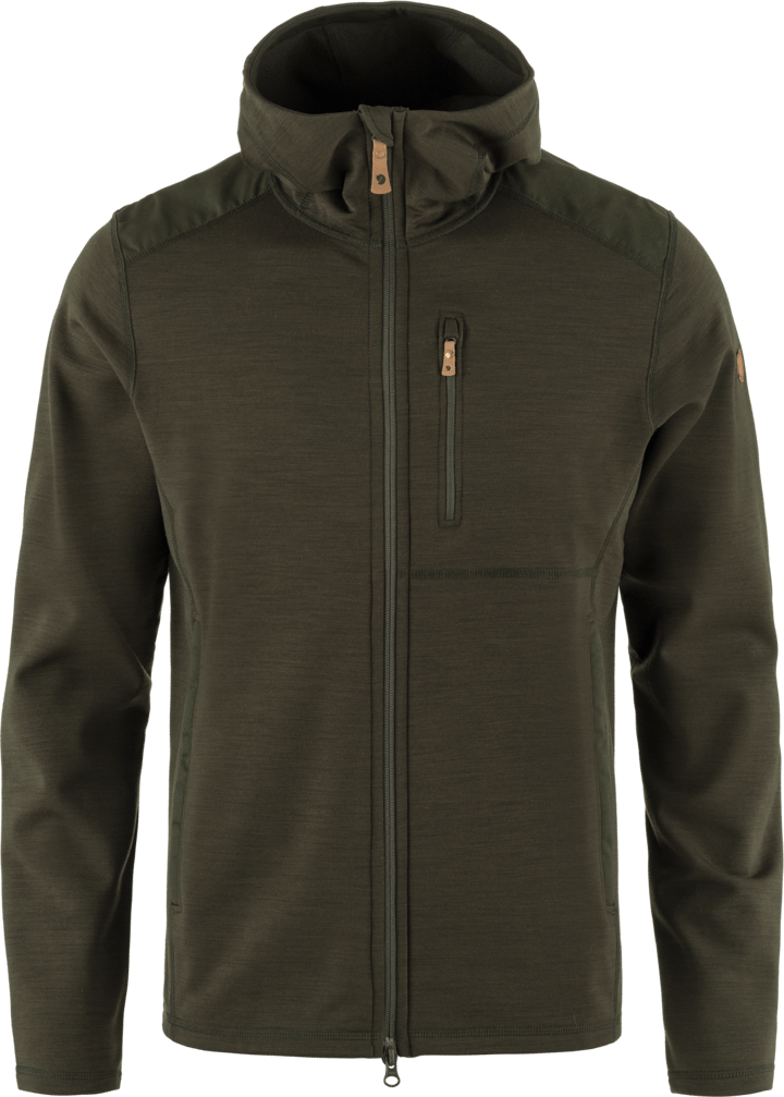 Fjällräven Men's Keb Fleece Hoodie Deep Forest Fjällräven