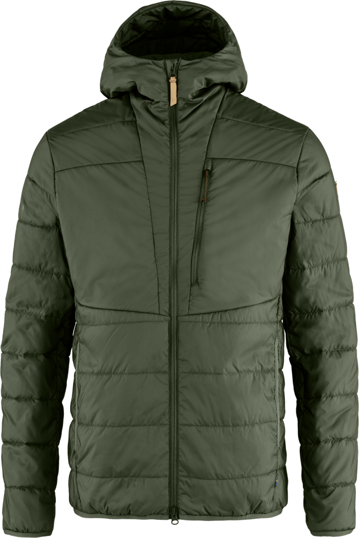 Fjällräven Men's Keb Padded Hoodie Deep Forest Fjällräven