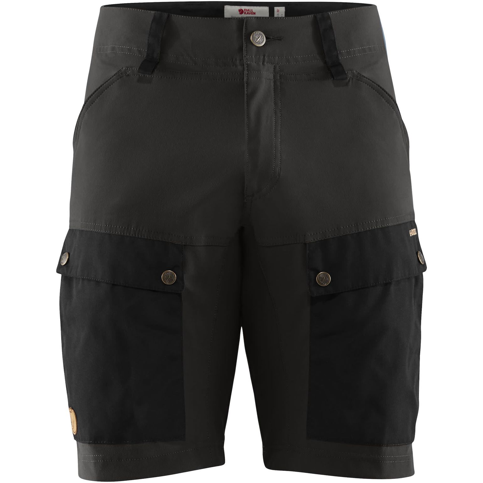 Fjällräven Men's Keb Shorts Black-Stone Grey