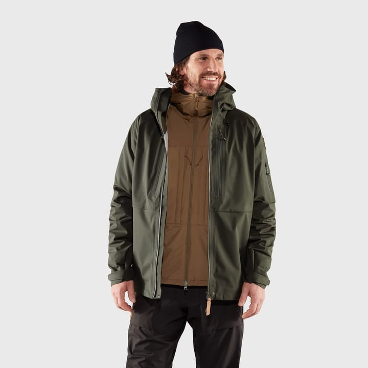 Fjällräven Men's Keb Wool Padded Jacket Timber Brown Fjällräven
