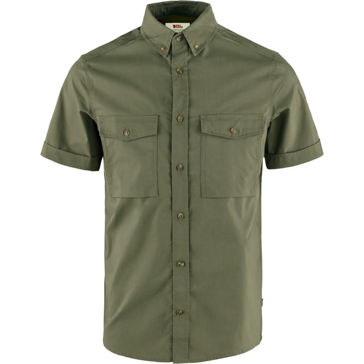 Fjällräven Men's Övik Air Stretch Short Sleeve Shirt Laurel Green Fjällräven Fjällräven Men's Övik Air Stretch Short Sleeve Shirt Laurel Green Fjällräven
