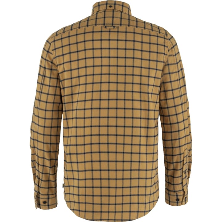Fjällräven Men's Övik Flannel Shirt Buckwheat Brown-Dark Navy Fjällräven