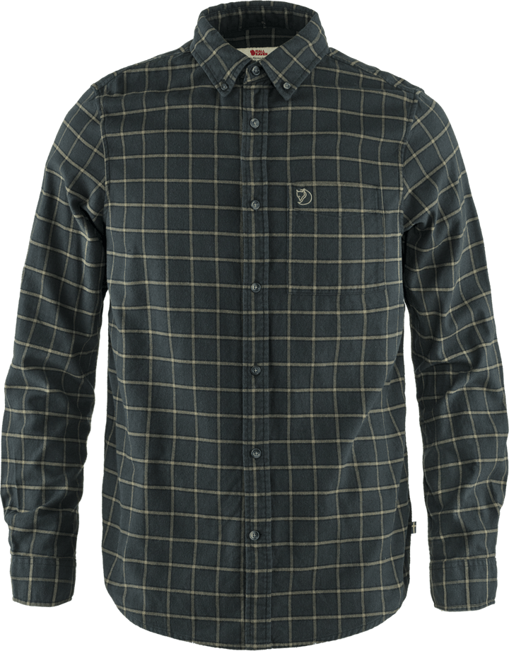 Fjällräven Men's Övik Flannel Shirt Dark Grey Fjällräven