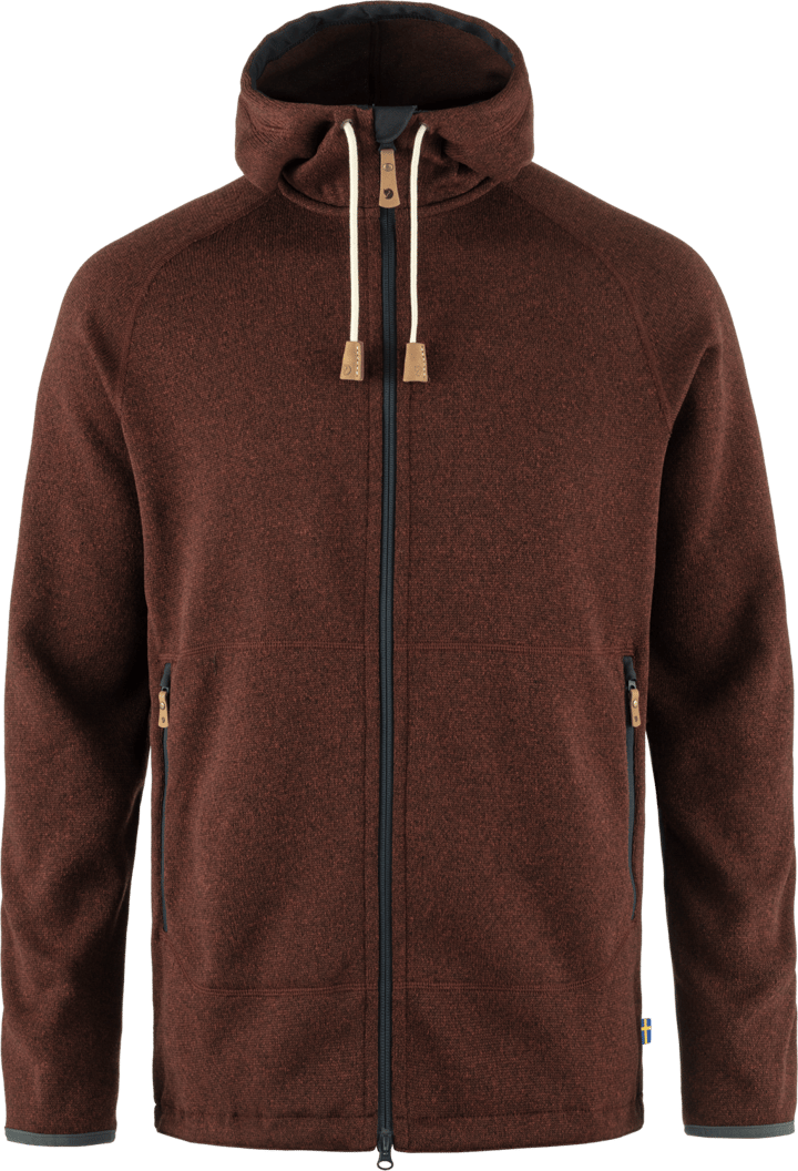 Fjällräven Men's Övik Fleece Hoodie Autumn Leaf Fjällräven