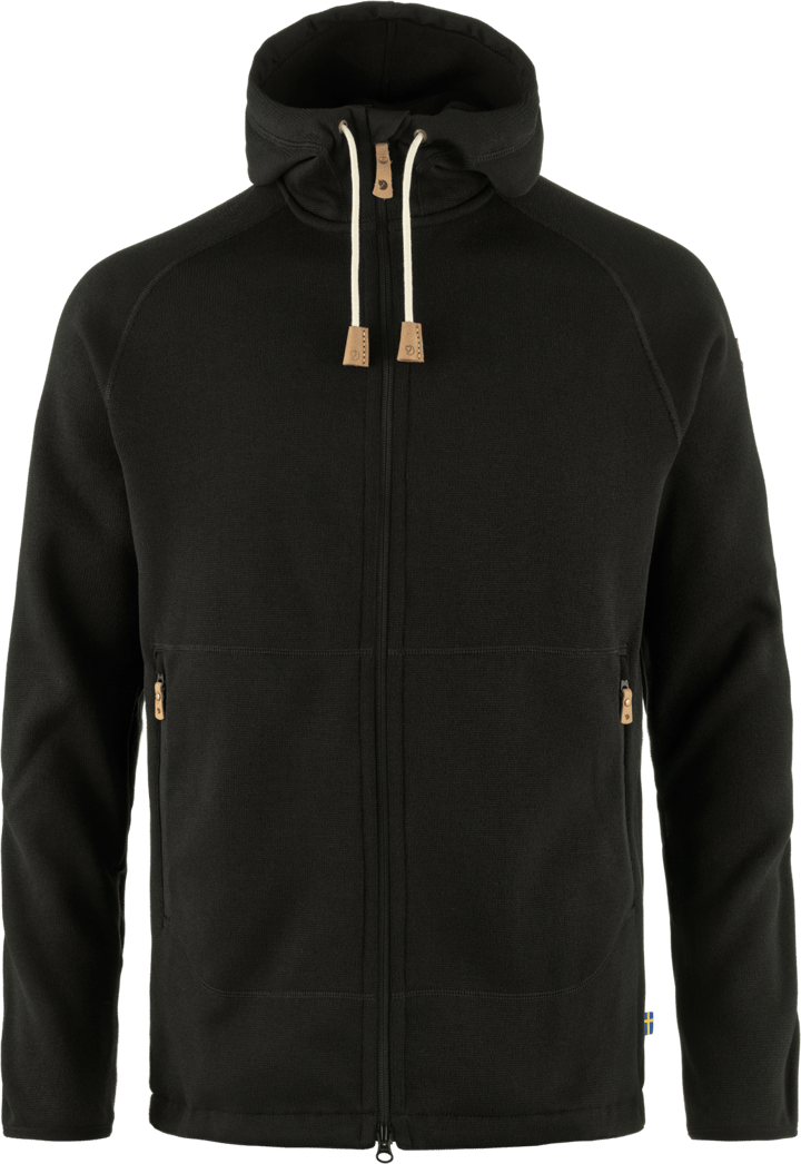 Fjällräven Men's Övik Fleece Hoodie Black Fjällräven