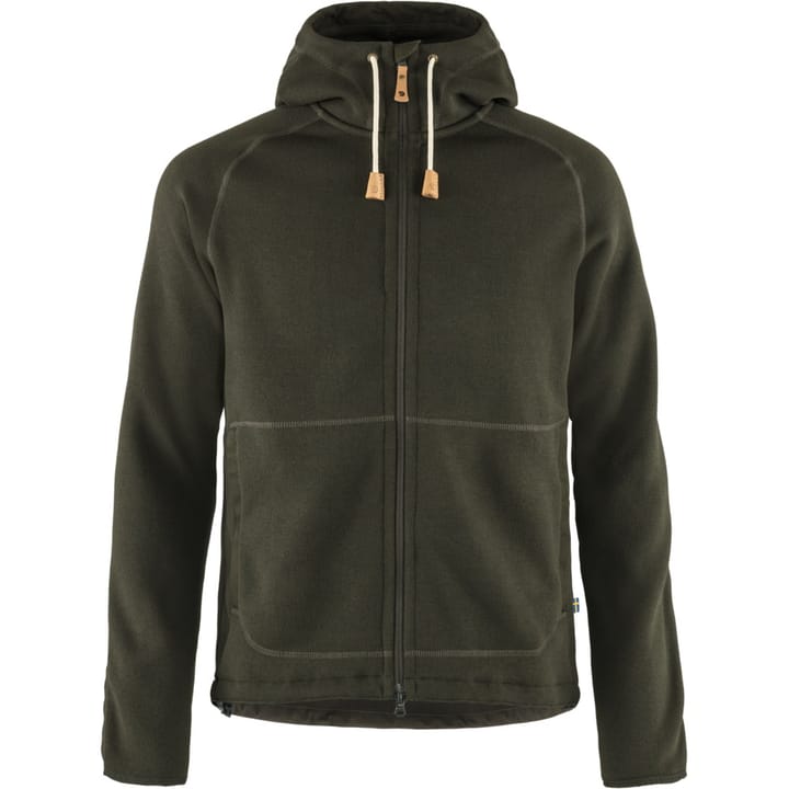Fjällräven Men's Övik Fleece Hoodie Deep Forest Fjällräven