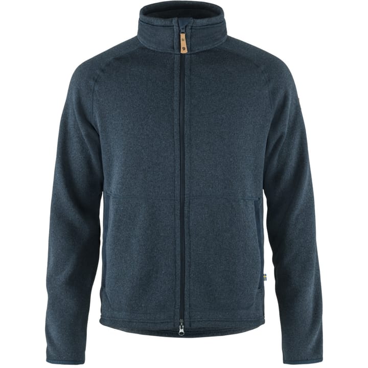 Fjällräven Men's Övik Fleece Zip Sweater Navy Fjällräven