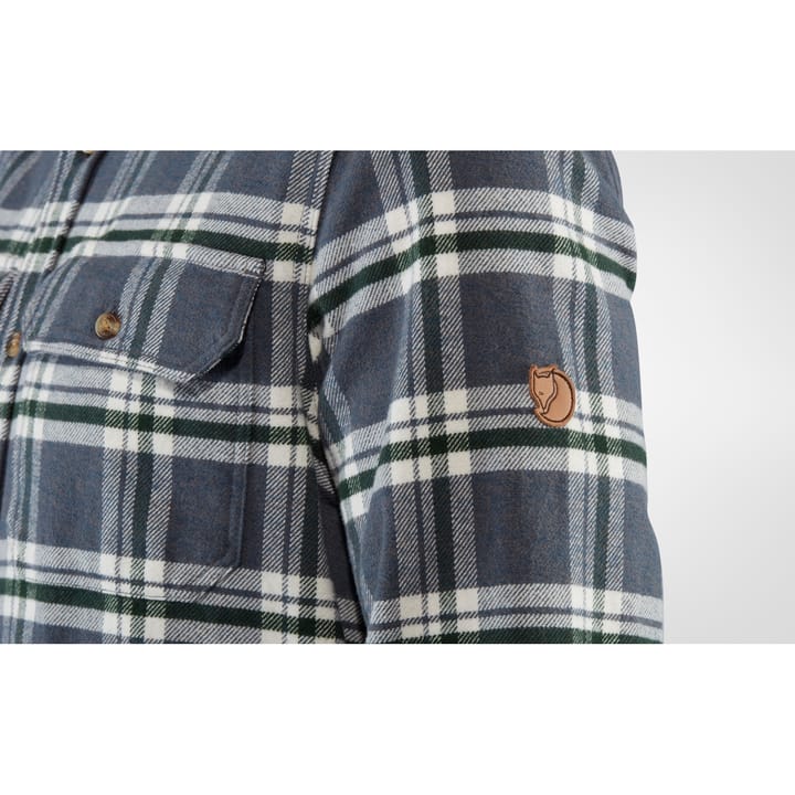 Fjällräven Men's Övik Heavy Flannel Shirt Dark Navy-Buckwheat Brown Fjällräven