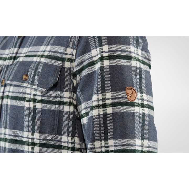 Fjällräven Men's Övik Heavy Flannel Shirt Dark Navy-Buckwheat Brown Fjällräven