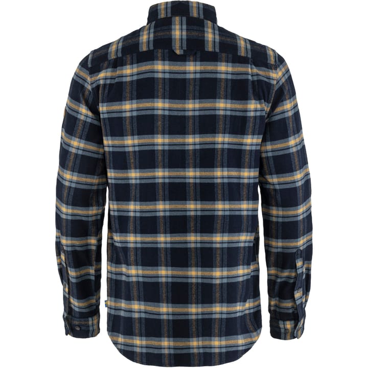 Fjällräven Men's Övik Heavy Flannel Shirt Dark Navy-Buckwheat Brown Fjällräven