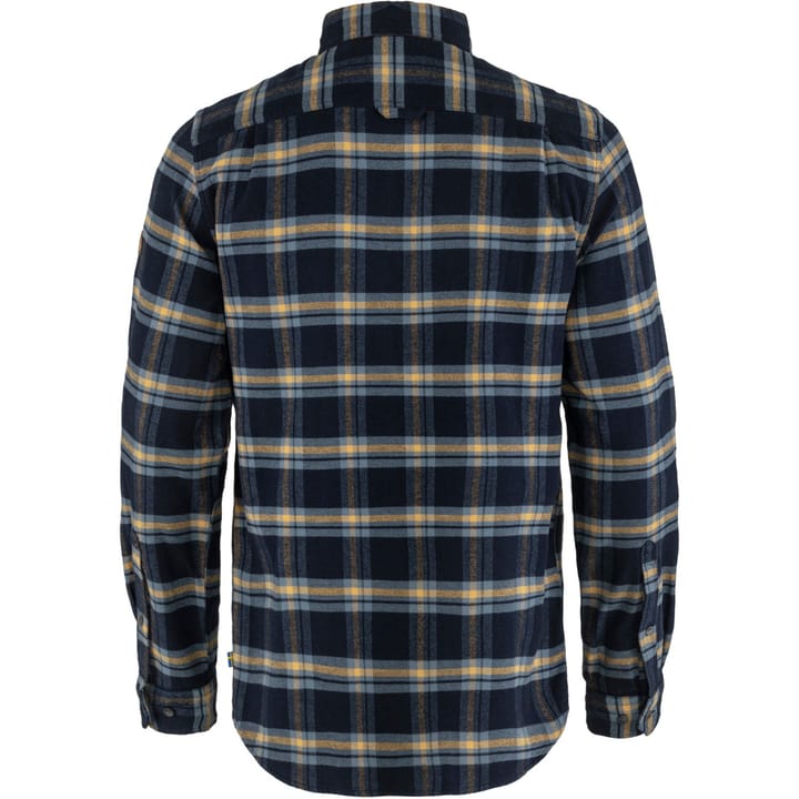 Fjällräven Men's Övik Heavy Flannel Shirt Dark Navy-Buckwheat Brown Fjällräven