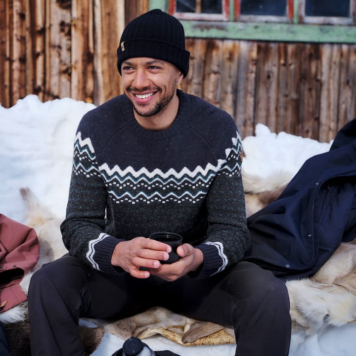 Fjällräven Men's Övik Knit Sweater Dark Navy Fjällräven