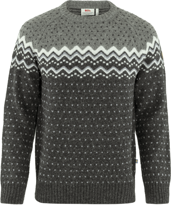 Fjällräven Men's Övik Knit Sweater Dark Grey/Grey Fjällräven Fjällräven Men's Övik Knit Sweater Dark Grey/Grey Fjällräven