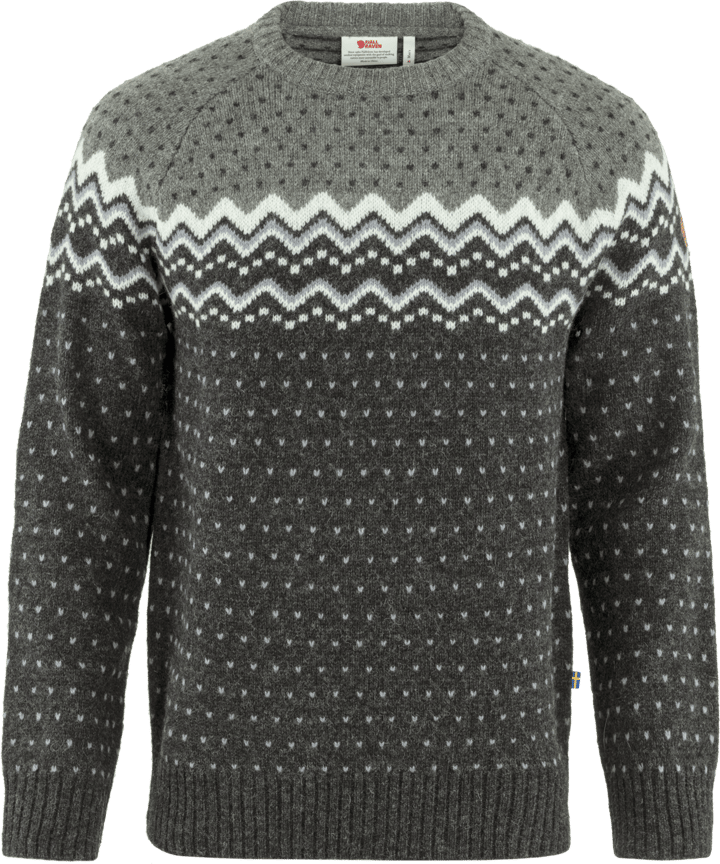 Fjällräven Men's Övik Knit Sweater Dark Grey/Grey Fjällräven