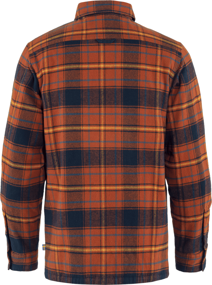 Men's Övik Lite Padded Shirt Autumn Leaf-Dark Navy Fjällräven
