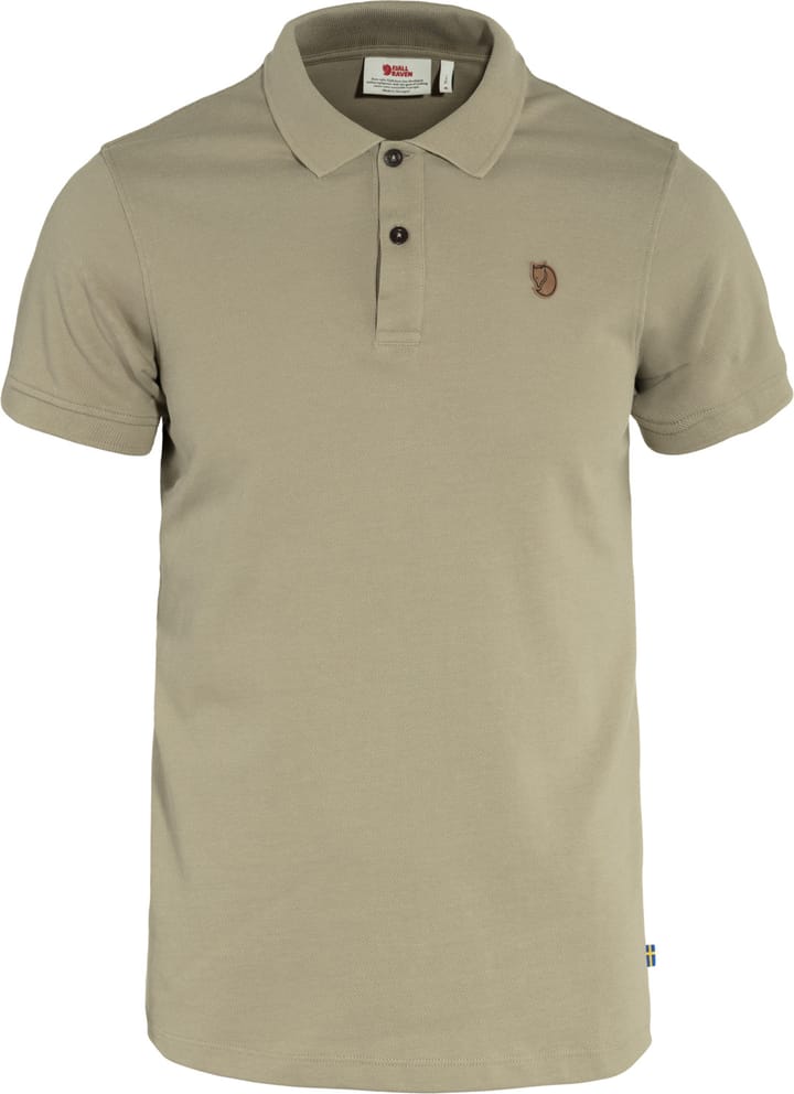 Fjällräven Men's Övik Polo Shirt Sand Stone Fjällräven