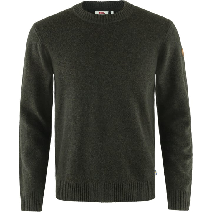 Fjällräven Men's Övik Round-neck Sweater Dark Olive Fjällräven