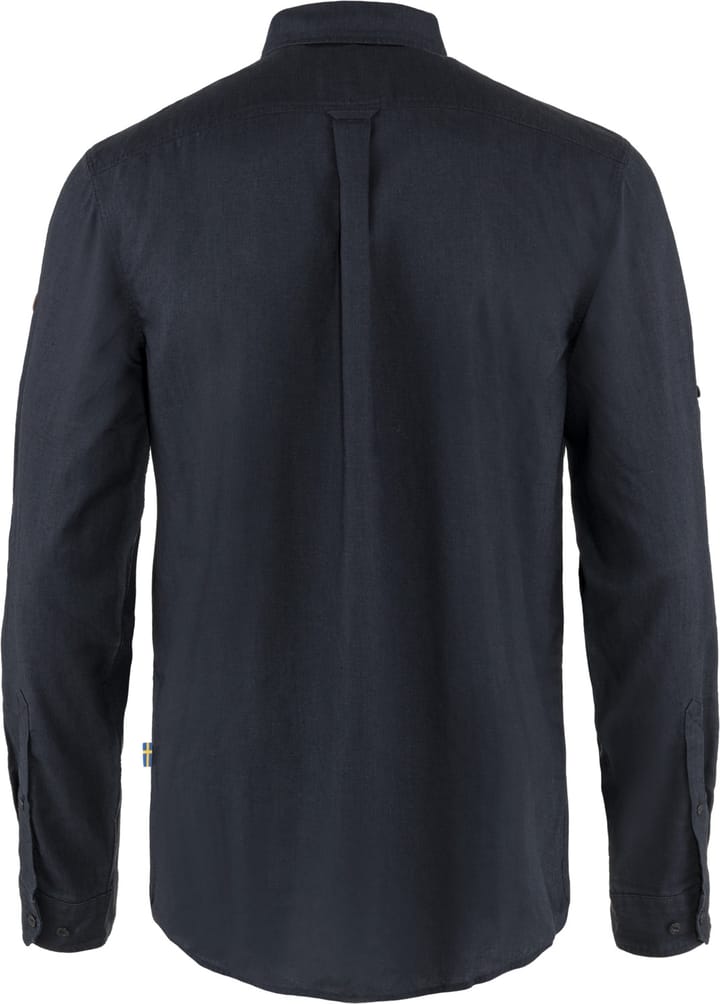 Fjällräven Men's Övik Travel Long Sleeved Shirt Dark Navy Fjällräven