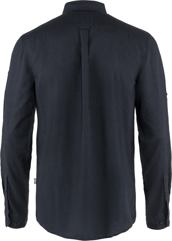 Men's Övik Travel Long Sleeved Shirt Dark Navy Fjällräven