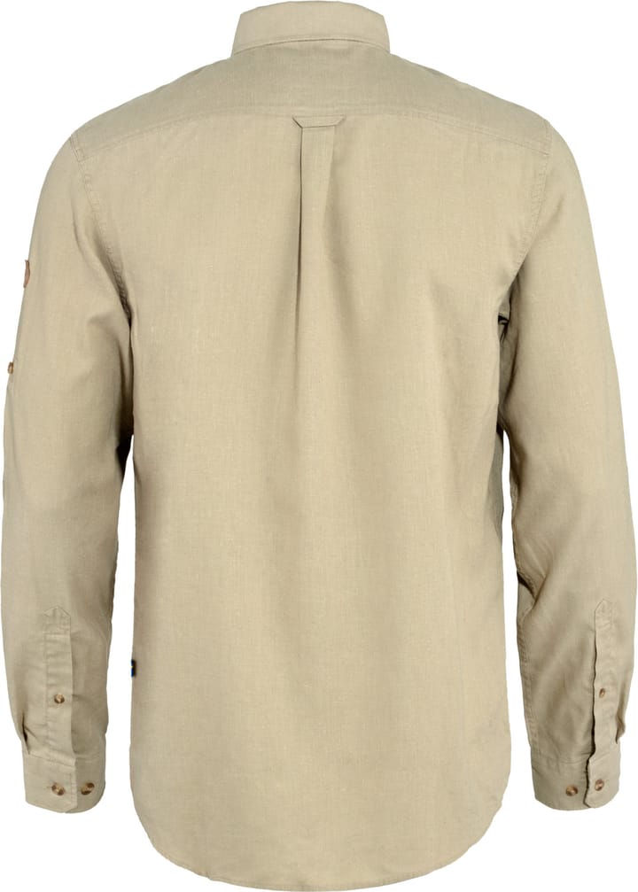 Fjällräven Men's Övik Travel Long Sleeved Shirt Sand Stone Fjällräven